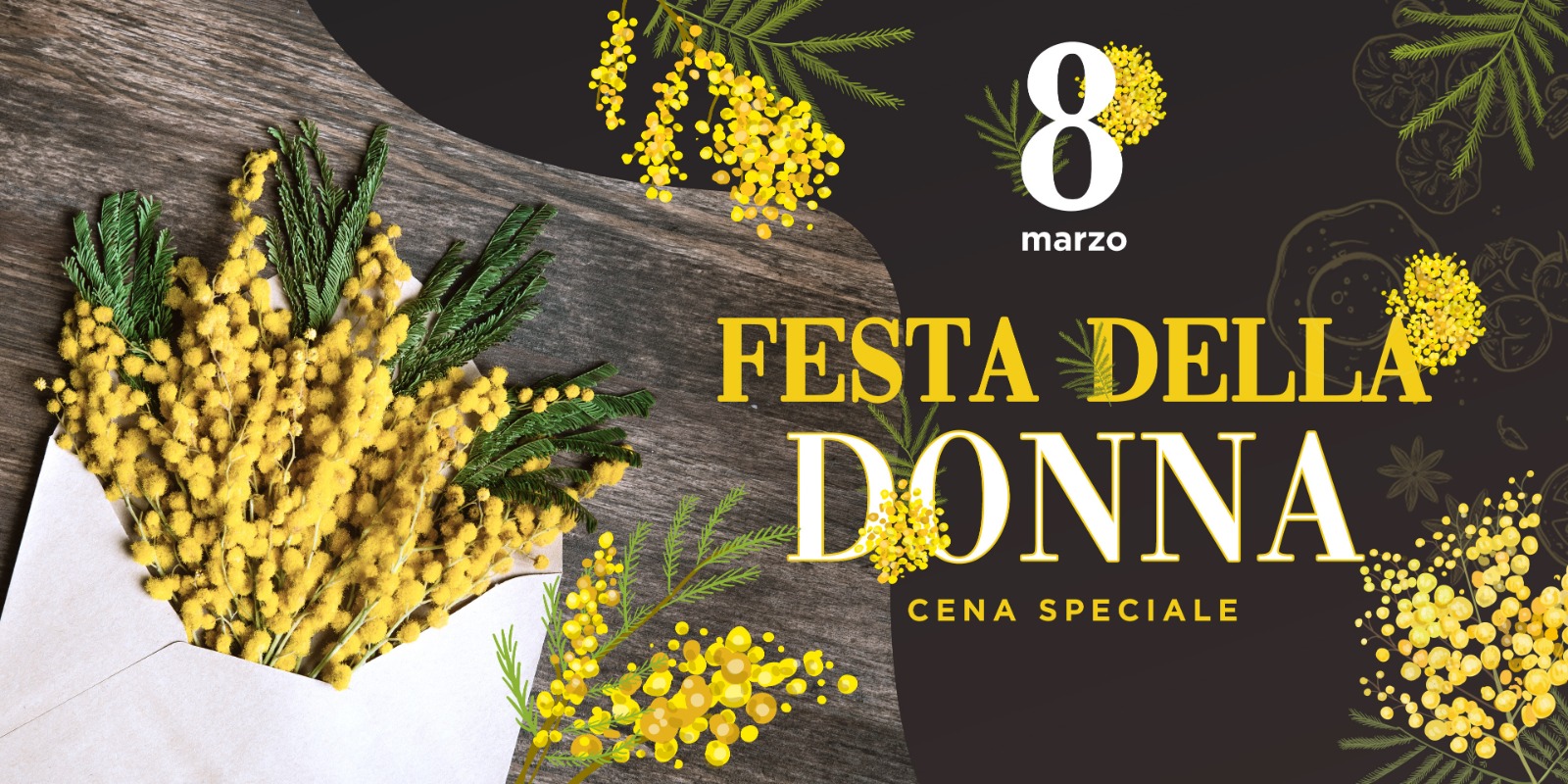 Festa della Donna 2020 a Parma Sconto Droplet 15% Musica in sottofondo e Menu alla Carta in Ristorante Pizzeria Luna Blu