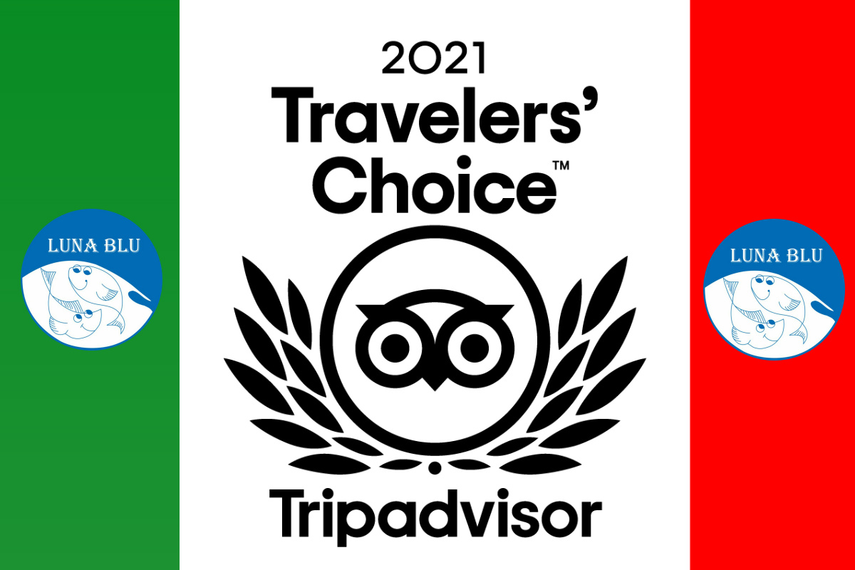 PREMIO TRAVELLERS' CHOICE TRIPADVISOR 2021 a PARMA al RISTORANTE PIZZERIA LUNA BLU | Degustazioni Parmigiane Pesce Pizza Carne Dehors WiFi